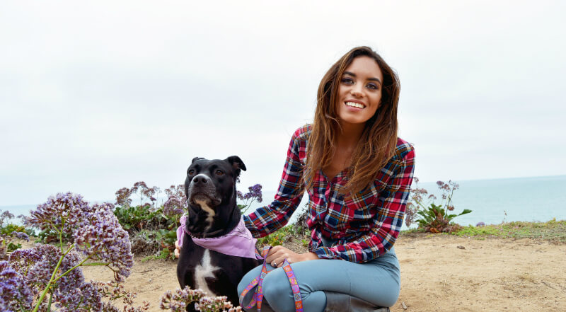 Raelie loves the outdoor lifestyle in her new state. 